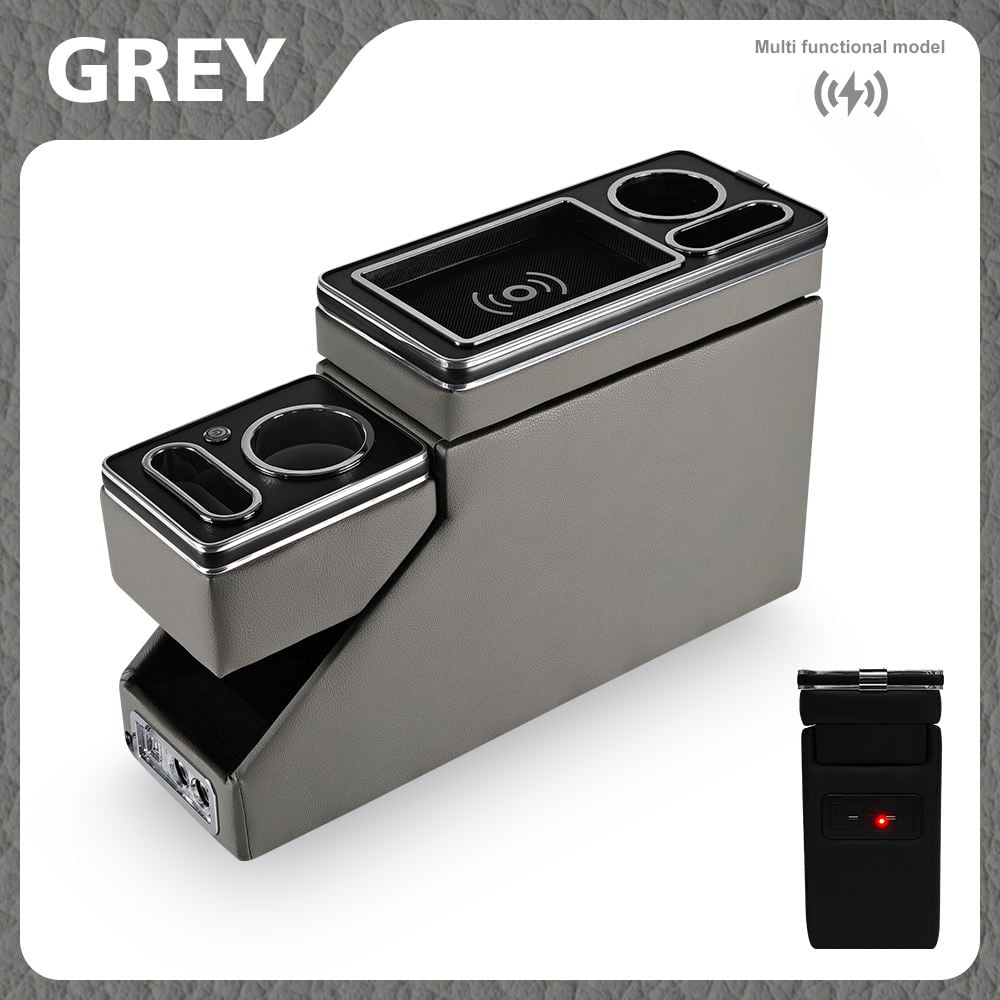 Gray Toyota Sienta and Honda Freed second-row center console multi-function powered configuration
