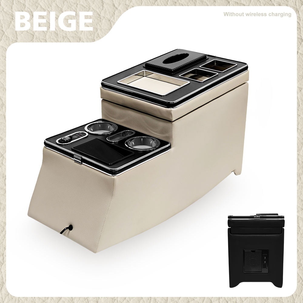 Luxury beige Mercedes-Benz Vito and Viano center console with USB and ambient light