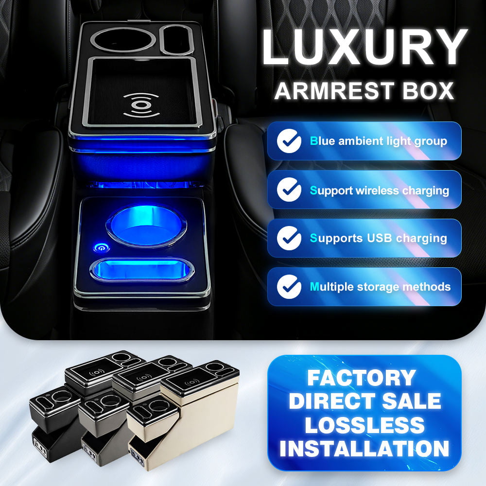 Second-Row Center Console for Toyota Sienta and Honda Freed