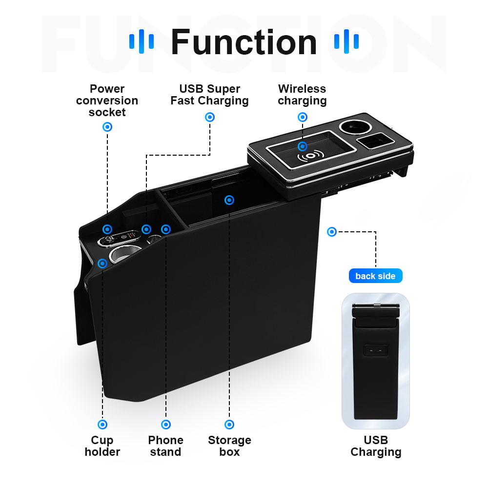 Nissan NV200 sliding center console product view