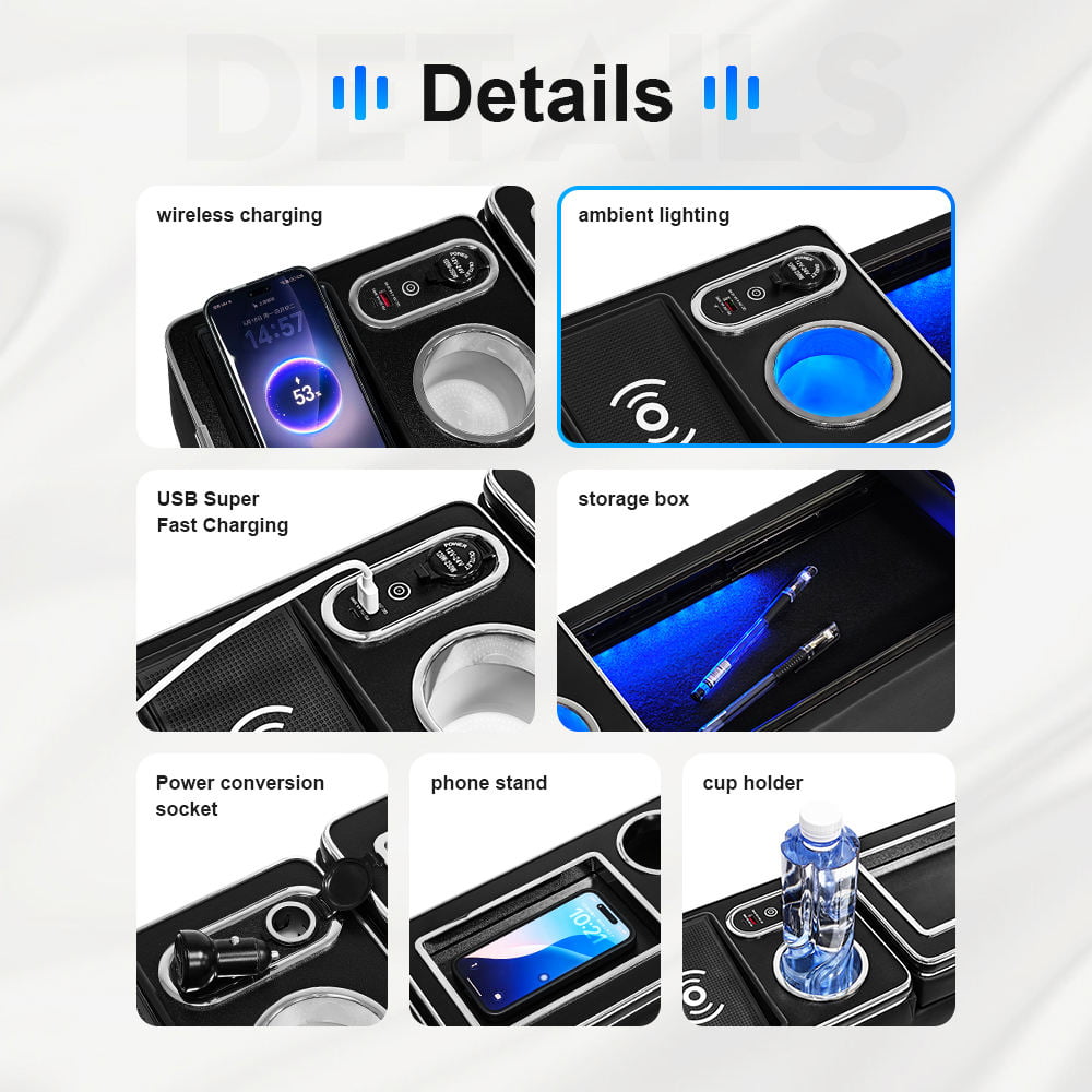 Toyota Noah and Voxy R90 sliding center console feature details