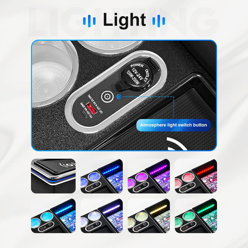 Rear Seat Console PU Leather Product Details