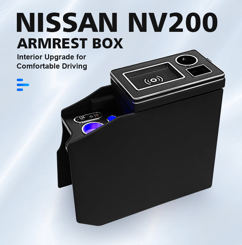 Nissan NV200 and Mitsubishi Delica M20 sliding center console product detail 1