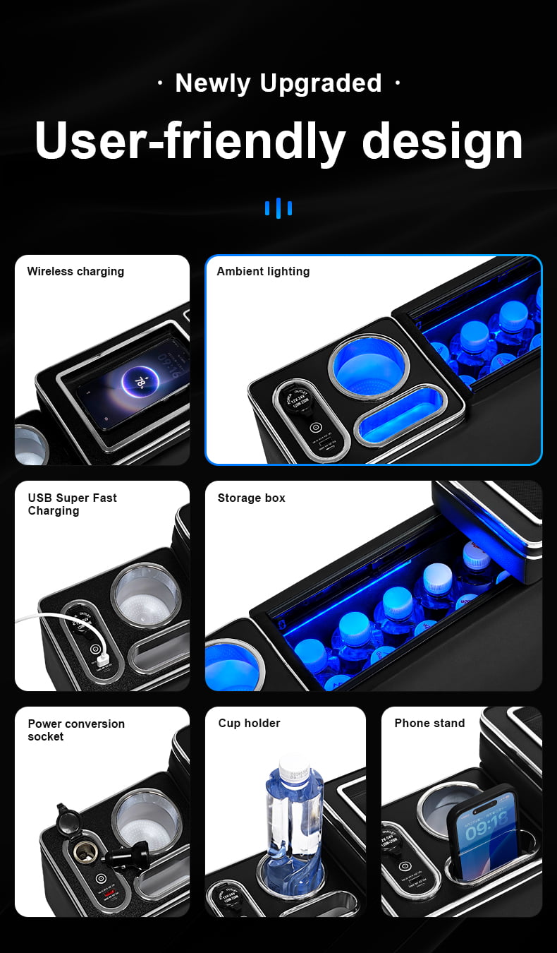 Second-row center console functions