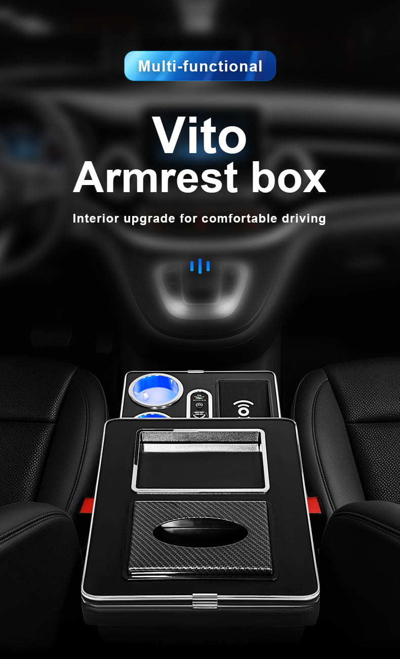 Mercedes-Benz Vito W639 W447 and Metris W447 Multi-Functional Center Console Overview