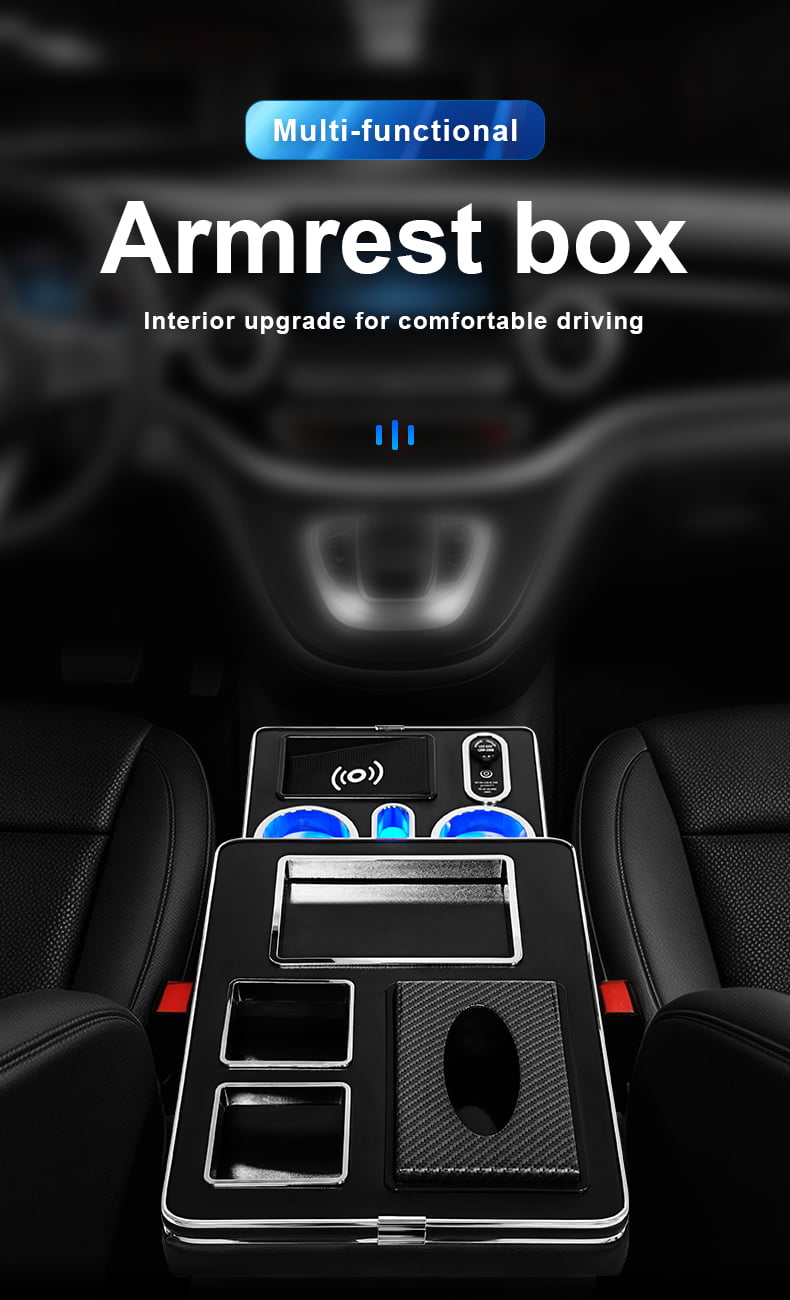 Mercedes-Benz Vito Viano W639 and early W447 Multi-Functional Center Console Overview