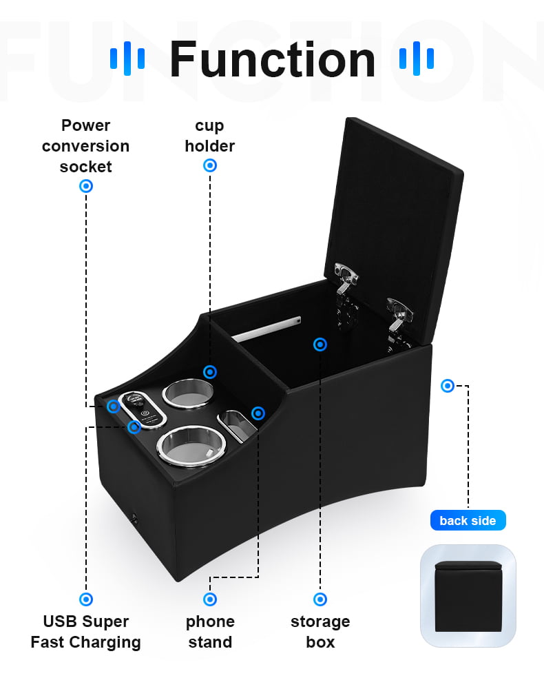 Second-Row Seat Armrest Console product detail 2