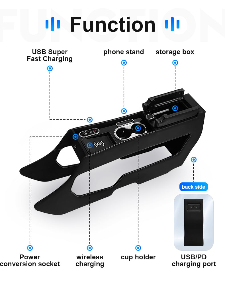 VinFast VF 3 center console product detail 2