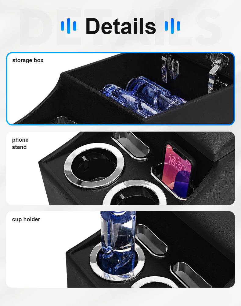 Second-Row Large Space Rear Seat Storage Box product detail 3