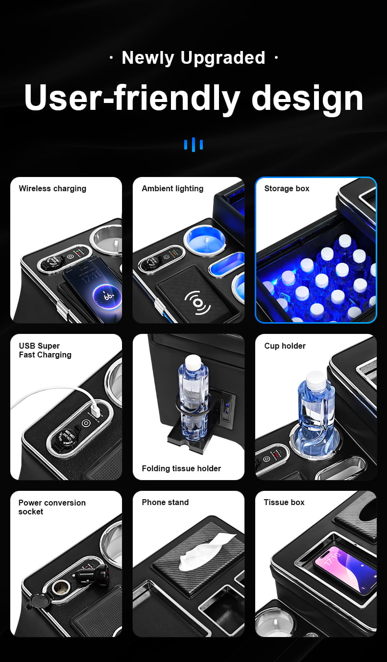 Mercedes-Benz Vito and Viano Center Console Functional Details
