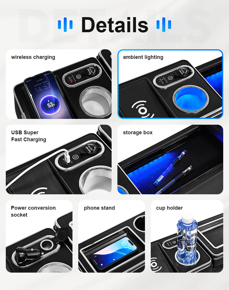 Toyota Noah and Voxy Sliding Center Console Functional Details