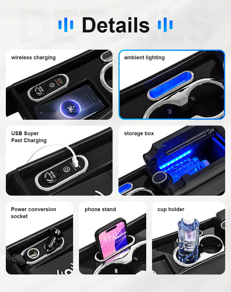 VinFast VF 3 center console product detail 3