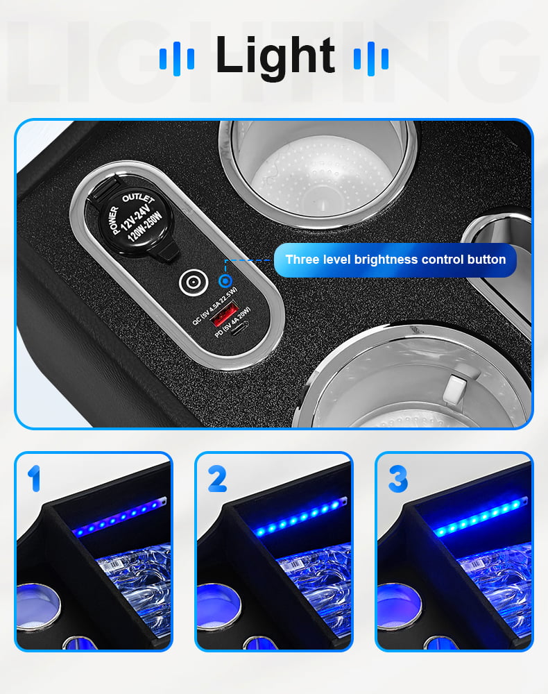 Second-Row Seat Armrest Console product detail 5