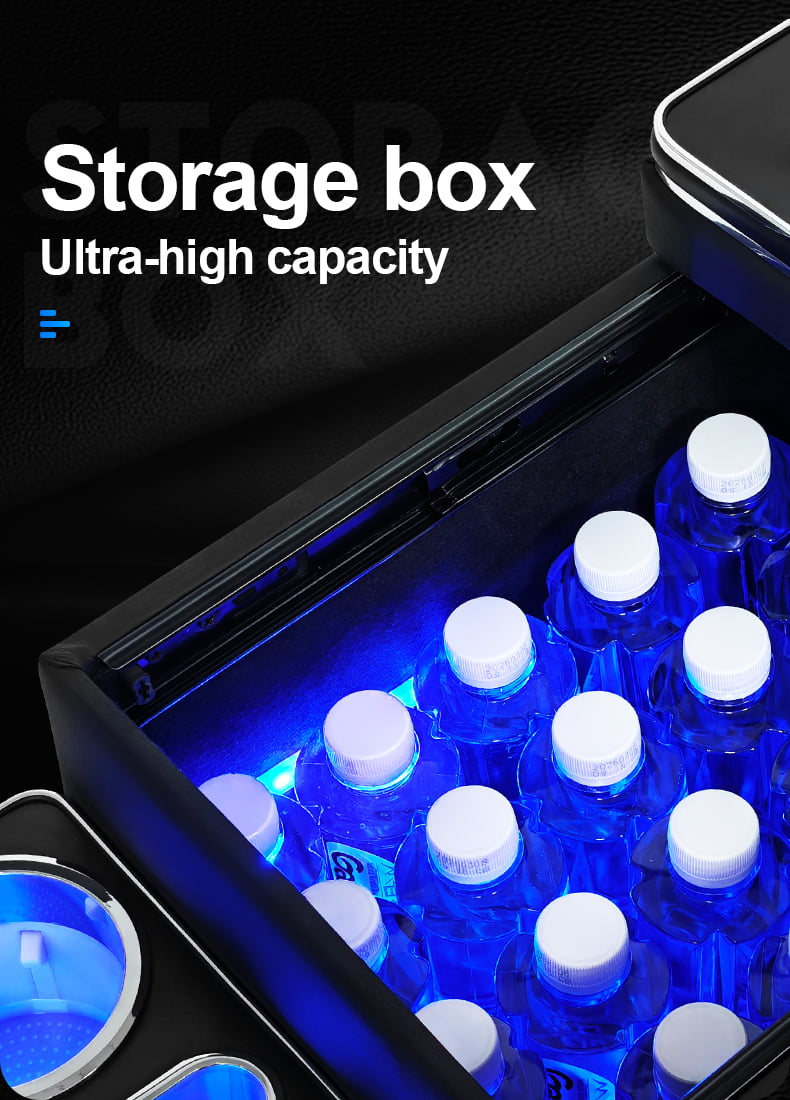 Large-Capacity Center Console Storage Box