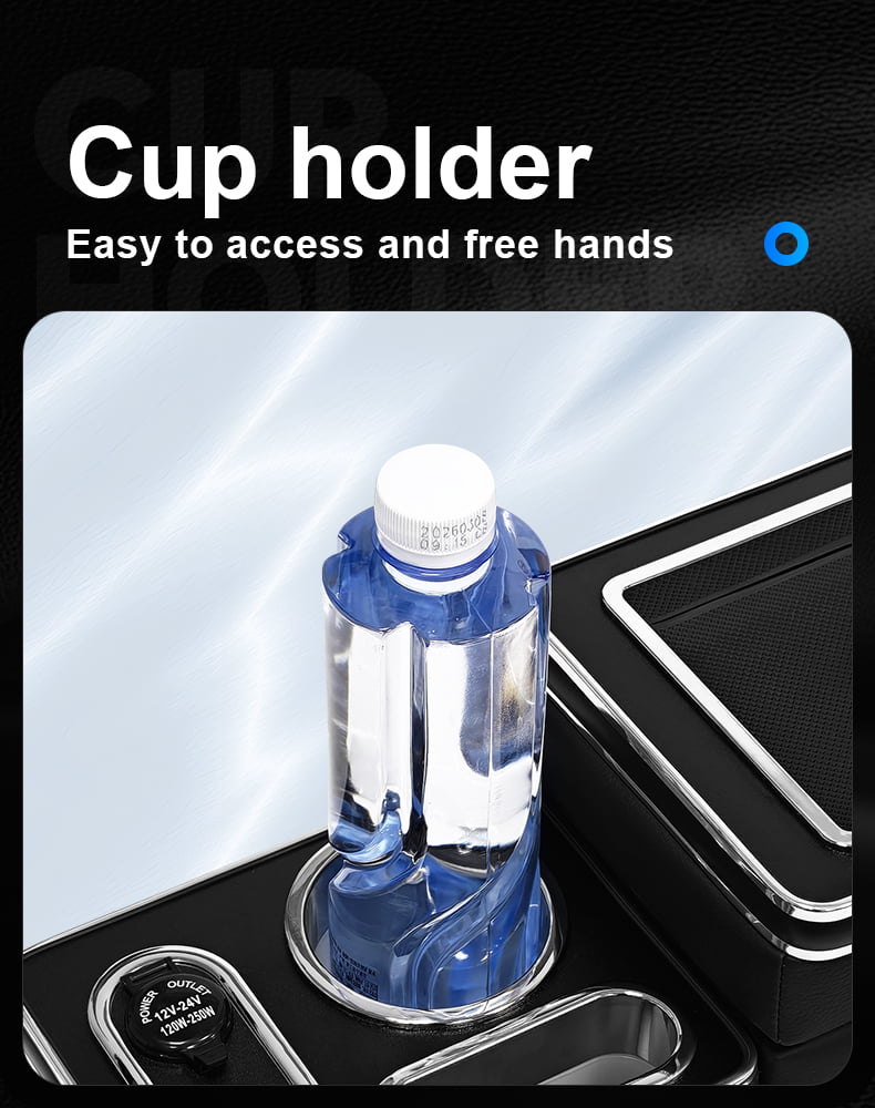 Center console storage compartment