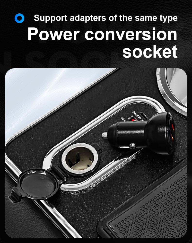 Center Console 12V Power Conversion Socket