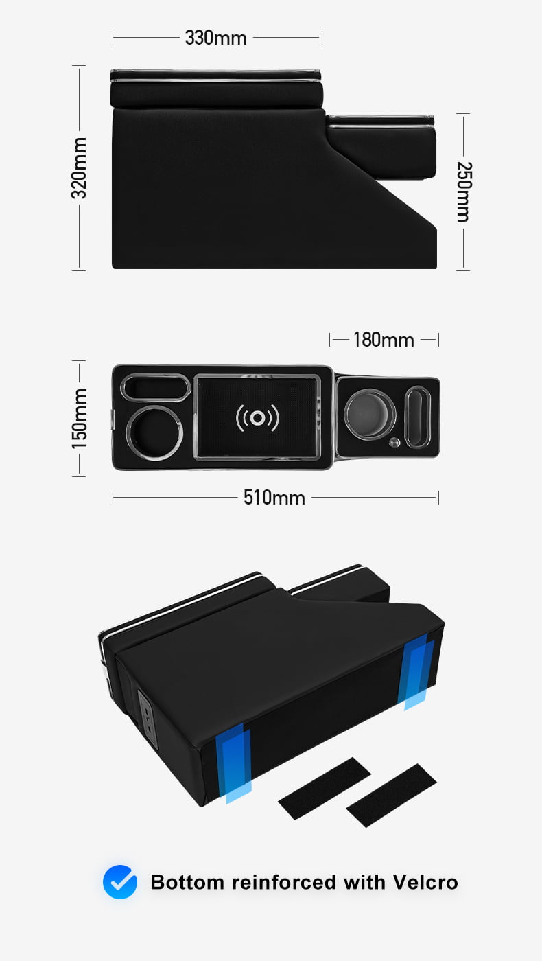 Second-row center console additional details